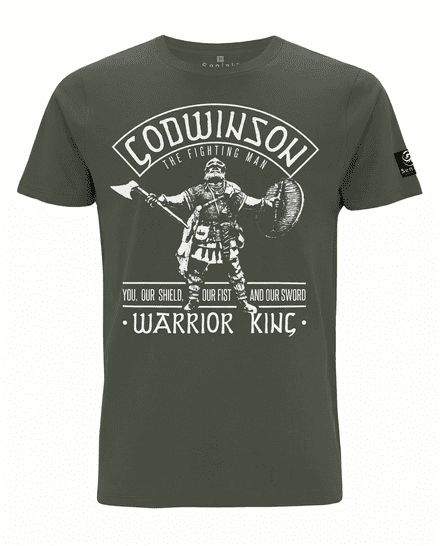 Godwinson "Warrior King" T-Shirt - Khaki