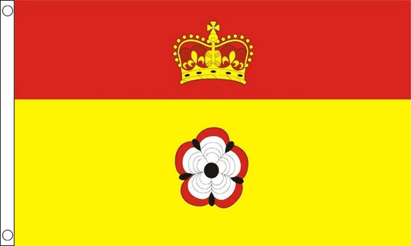 Hampshire County Flag - 5ft x 3ft polyester flag with metal eyelets