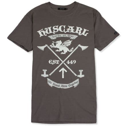 Huscarl Lords of War T-Shirt - Charcoal