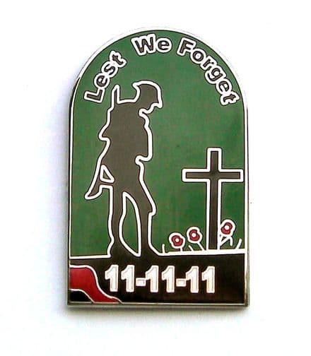 Lest We Forget Lapel Badge
