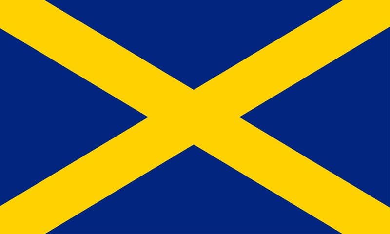 Official Mercian Flag - 5ft x 3ft polyester flag with metal eyelets