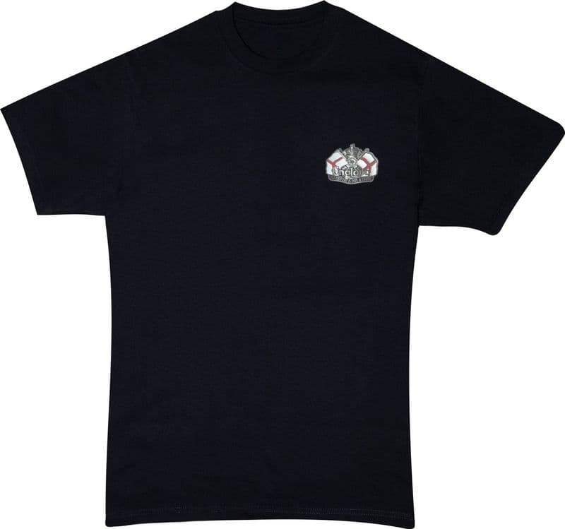 Patriotism Is Not A Crime England T-Shirt with Left Chest Print