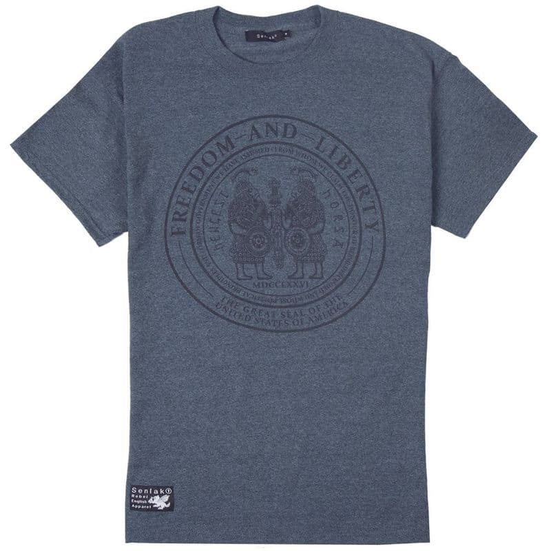 Senlak Ancestors T-shirt - Heather Navy