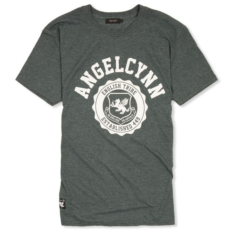 Senlak Angelcynn Anglo-Saxon T-shirt - Dark Heather