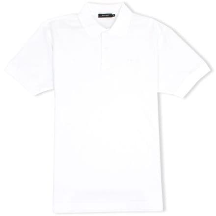 Senlak Classic Pique Polo Shirt - White