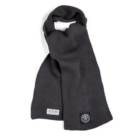Senlak Heavy Knit Scarf - Charcoal
