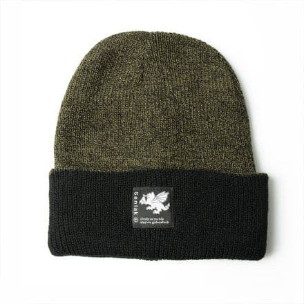 Senlak Heritage Beanie - Antique Green and Black