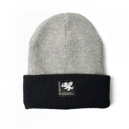 Senlak Heritage Beanie - Heather and Navy