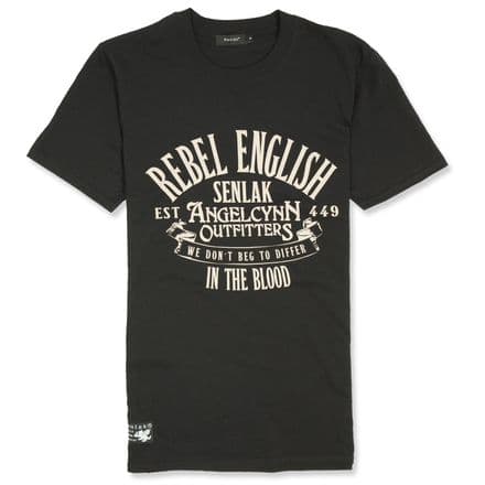 Senlak Rebel English T-shirt - Black