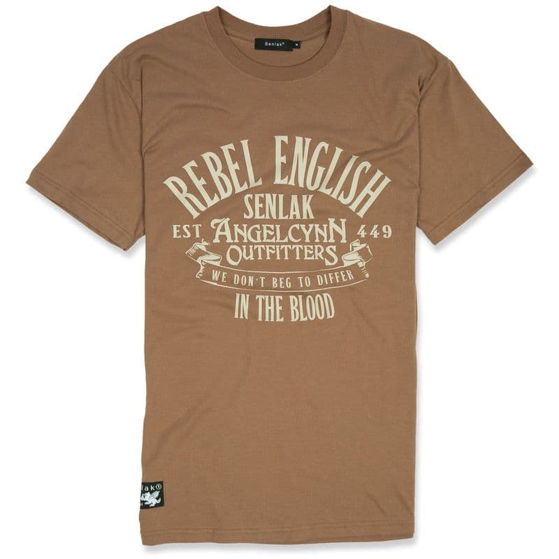 English Rebel T-shirt - Chestnut