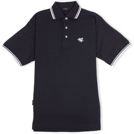 Senlak Tipped Polo Shirt - Navy/White