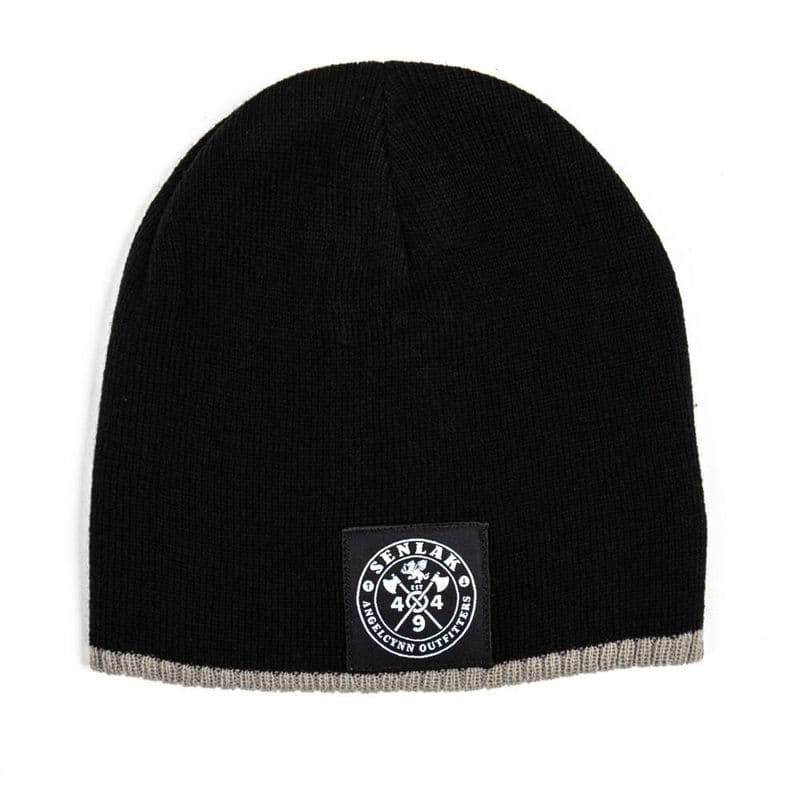 Senlak Two Tone Beanie - Black/Stone