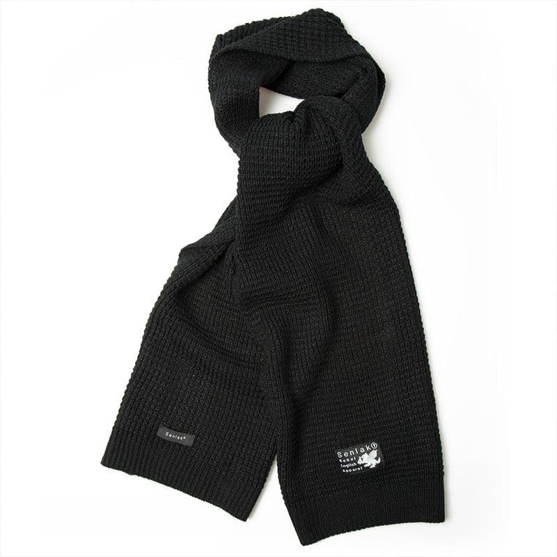 Senlak Rebel English Knit Scarf - Black England Scarf