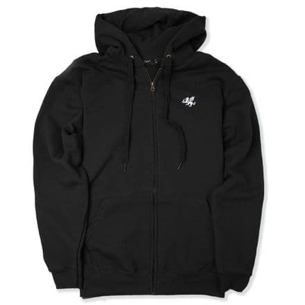 Senlak Zip Hooded Sweatshirt - Black