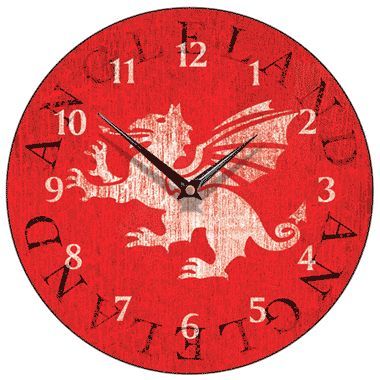 St George Dragon Angleland Round Wall Clock