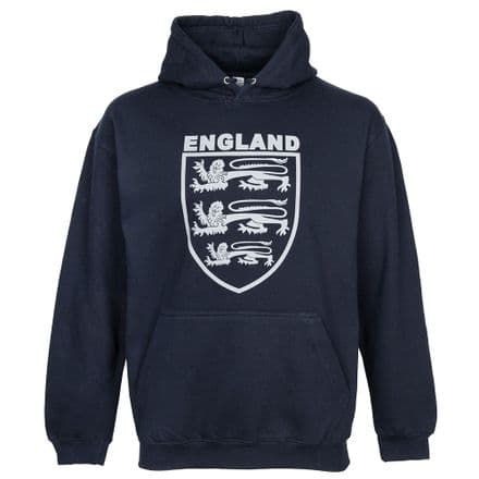 Three Lions England Hoodie - Navy