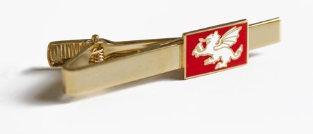 White Dragon Tie Slide