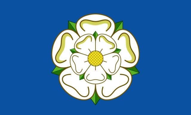 Yorkshire County Flag - 5ft x 3ft polyester flag with metal eyelets
