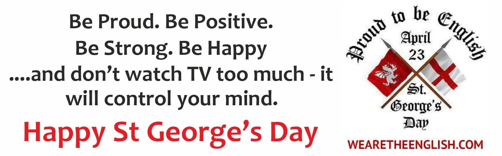 Happy St George's Day