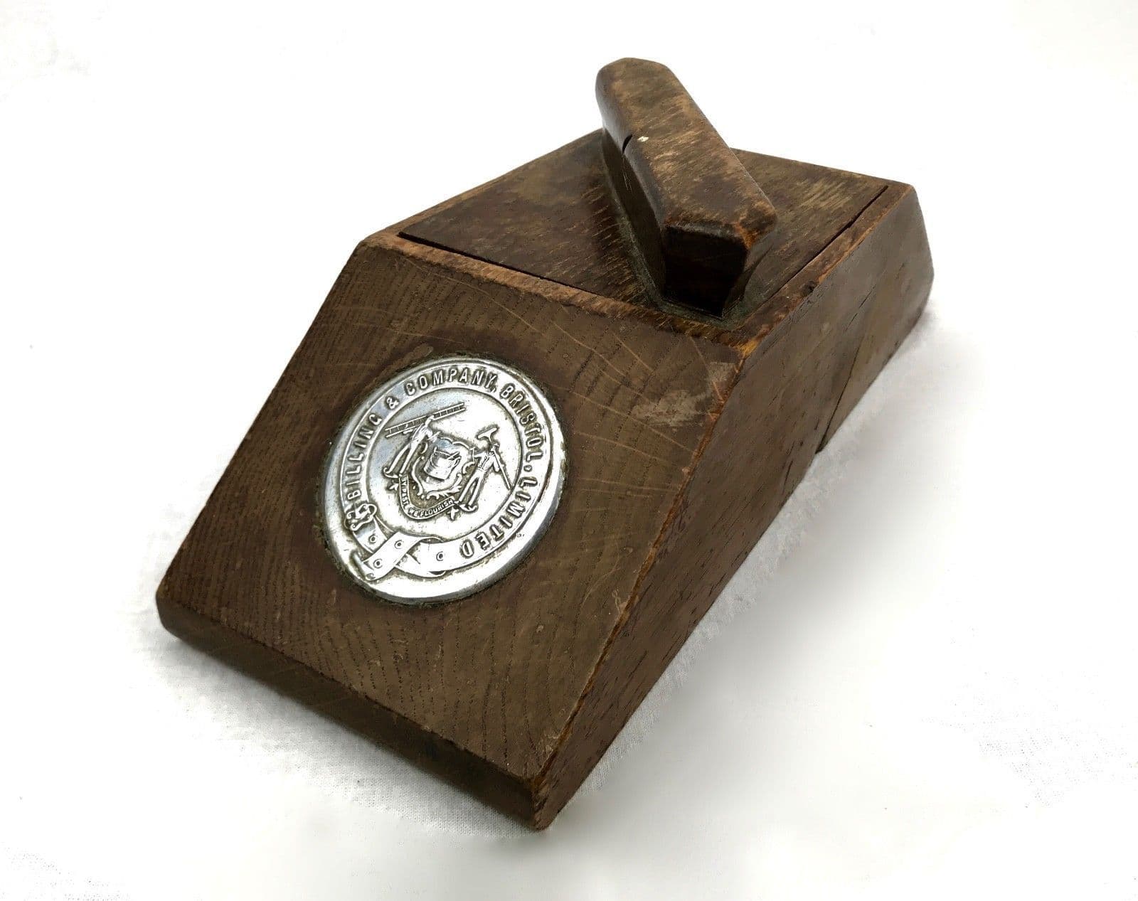 Antique Wooden Storage Box Billing & Company Bristol Ltd / Chimney Sweep
