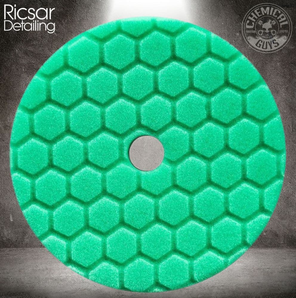 Chemical Guys Hex Logic Quantum Green Heavy Polishing Pad
