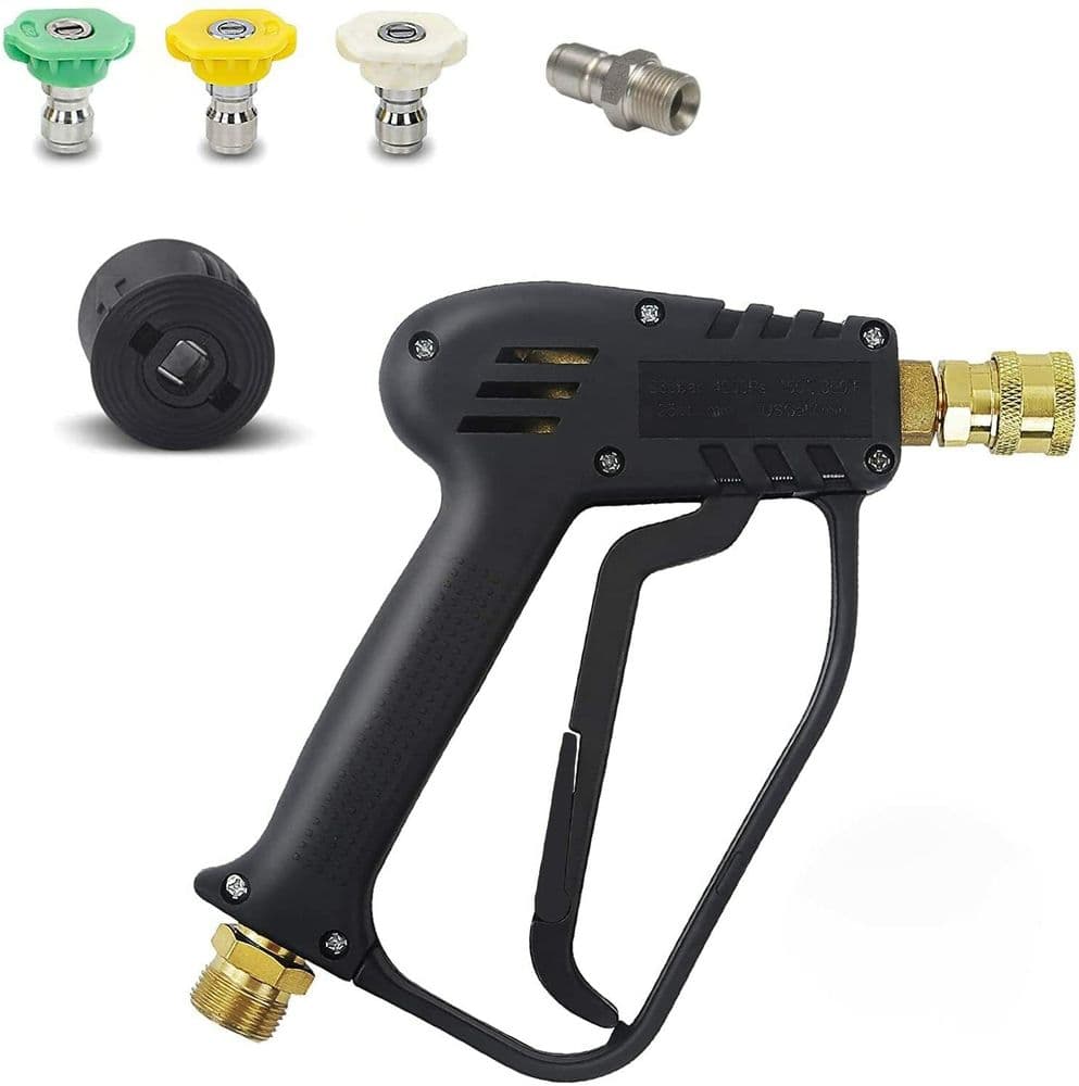 Stubby Nose Short Pressure Washer Swivel Trigger Lance Kit For Karcher