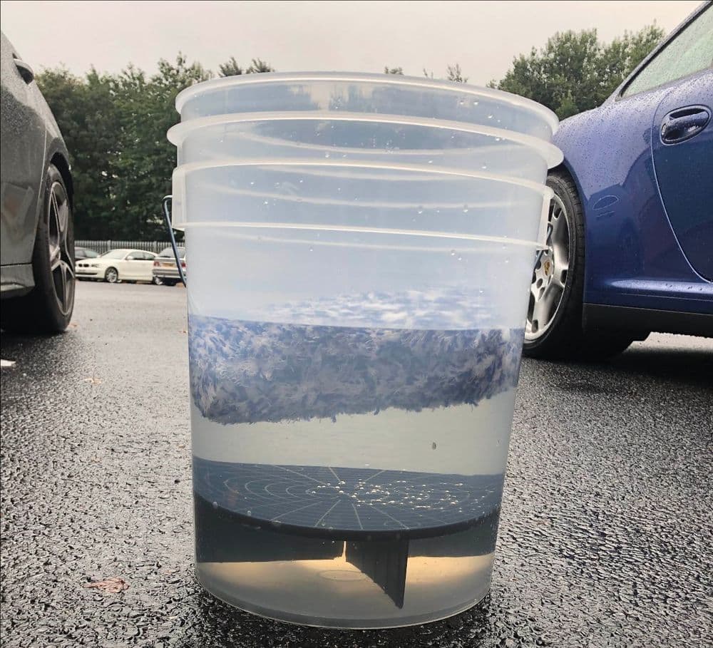 The Ultimate Clear Transparent Car Wash Bucket 20L 5 Gallons