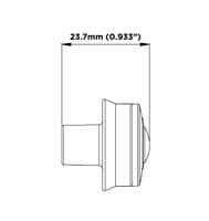 BOREMAN Smoked Quick Fit Marker Lamp - Red PN: 1001-6003- R