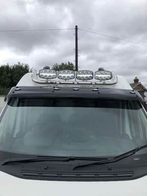 Citroen Relay Acrylic Sun Visor - No LED's PN:AC30635