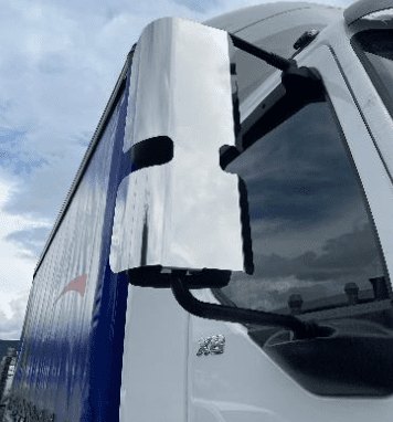 DAF New Gen XB 2024+ Stainless Steel Mirror Guards PN: DAFXB