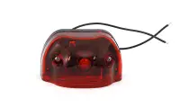 Dutch Number Plate Light - Red LED - 12/24V LED with Marker Light E-Tested