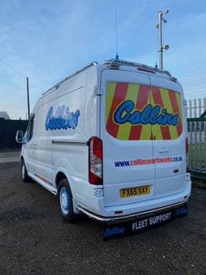 Ford Transit Mk8 Rear Low Bar PN: LABR202