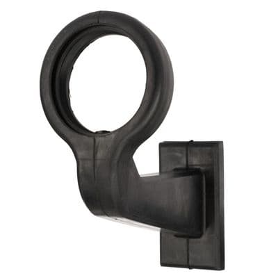 Gylle Rubber arm, medium double mount twisted 195mm
