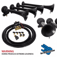 HornBlasters Shocker XL Train Horn - Super Loud! EU Spec Kit, Made in the USA (24v)
