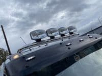 Iveco Daily Chassis Cab Acrylic  Sun Visor - With 5 LED's  PN:AC3065SLED