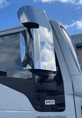 IVECO Euro Cargo 2007 Onward Stainless Steel Mirror Guards PN: IVECO/EC