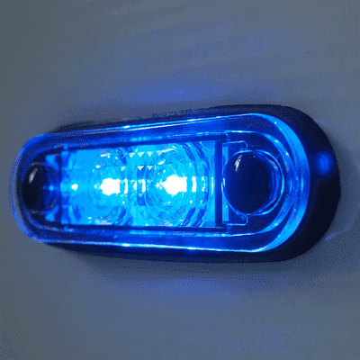 LA Quick Fit LED Marker Light - Blue PN: LA S3412