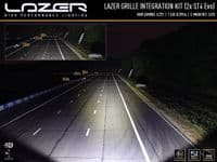 Lazer ST-4 Evolution LED Spot Light Twin Grill Kit - MAN TGE PN: GK-TGE-01K