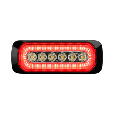 LED Halo-Blitz Warning Lamp - Red(Halo) Amber  (Warning)