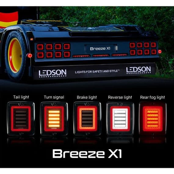 LEDSON Breeze X1 tail light with multi function
