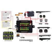 LEDSON Commander12 Gen2 remote controlled relay box