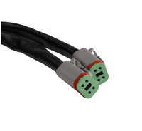 LEDSON Connect  1,2 or 3 x DT 4 pin cable harness for auxiliary lights (12V)