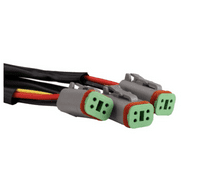LEDSON Connect  1,2 or 3 x DT 4 pin cable harness for auxiliary lights (12V)