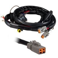 LEDSON Connect 1 or 2  x DTP 2 pin cable harness for auxiliary lights (12V)