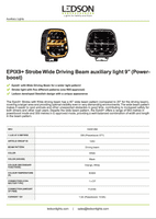 LEDSON EPIX9+ Strobe Wide Auxiliary Light 9