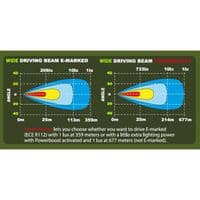 LEDSON Epix9+ Strobe Wide Driving Beam auxiliary light 9