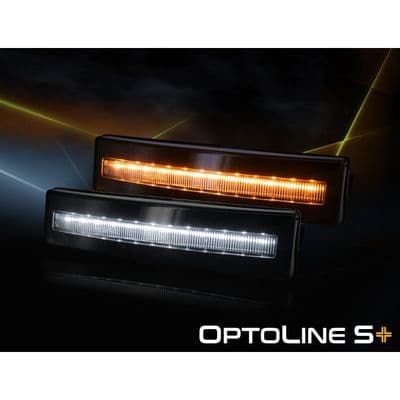LEDSON OptoLine S+ Fiber optic position light for Scania sun visor (White and Amber)