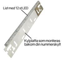 LEDSON Reversing light for your license plate (12V, 840 lumen)