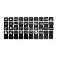 LEDSON Symbol sheet for Commander PN:7800324