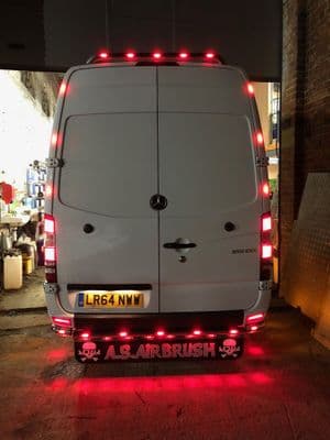 Mercedes Sprinter 2006+ Mud Flap Bar PN: LABR216